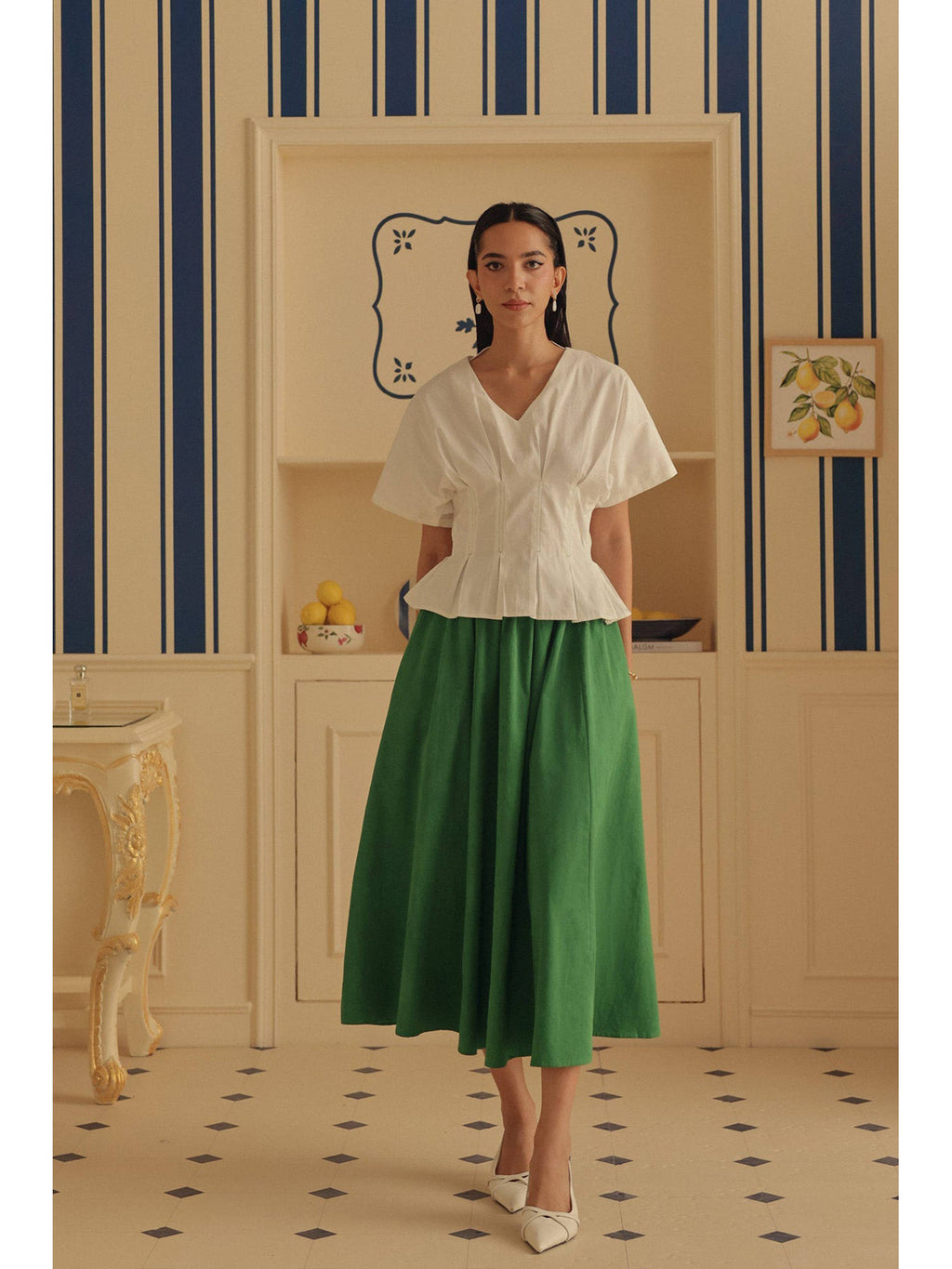 White Esmeralda Top | pt51 - view 1