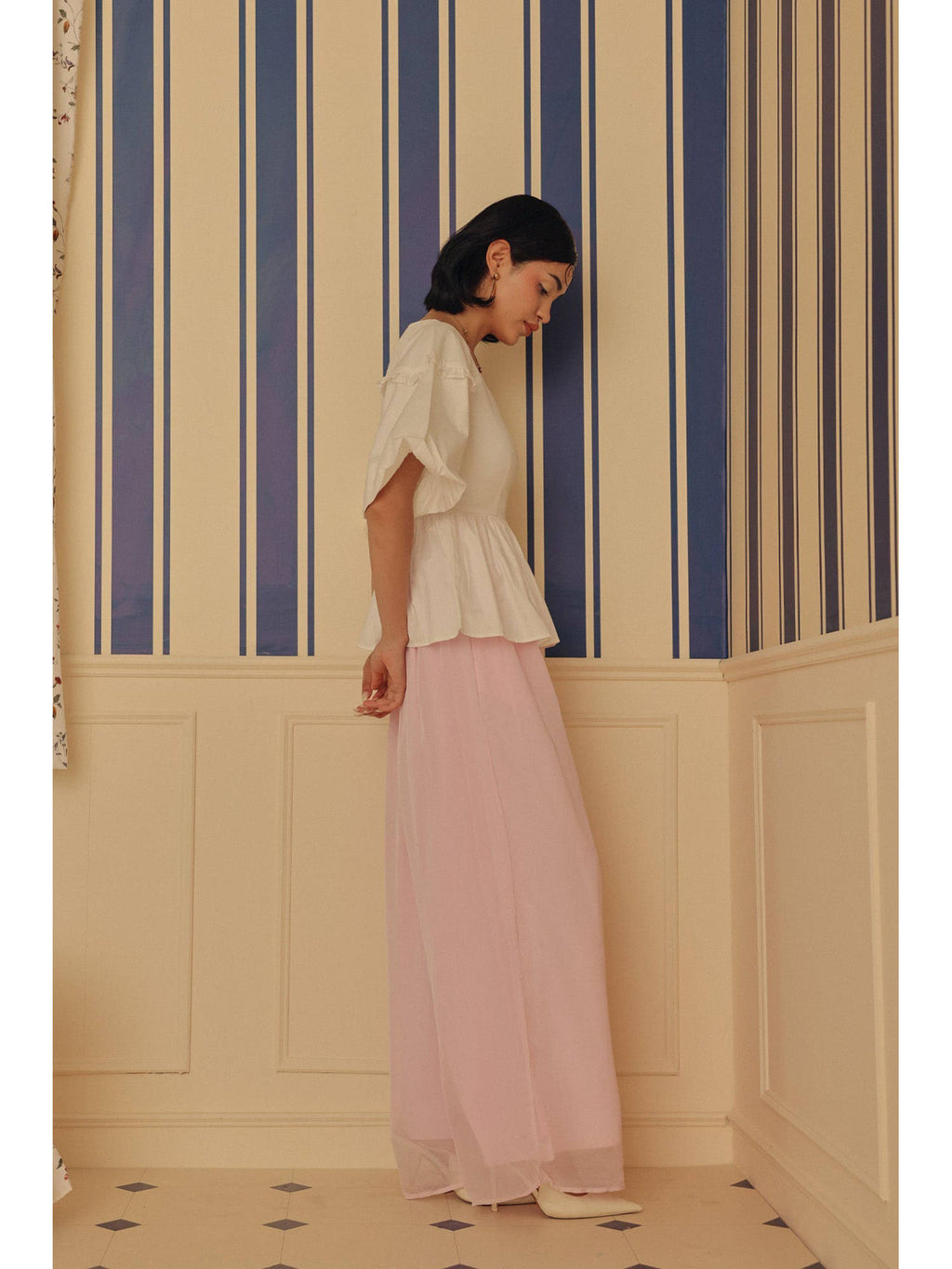 White Farfalla Top | pt51 - view 3