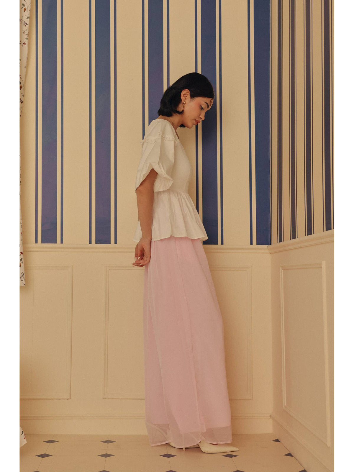 White Farfalla Top | pt51 - view 3