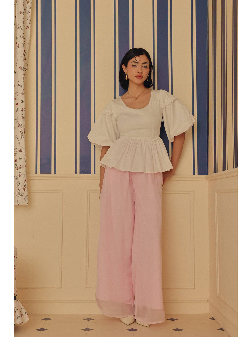 White Farfalla Top | pt51 - view 4