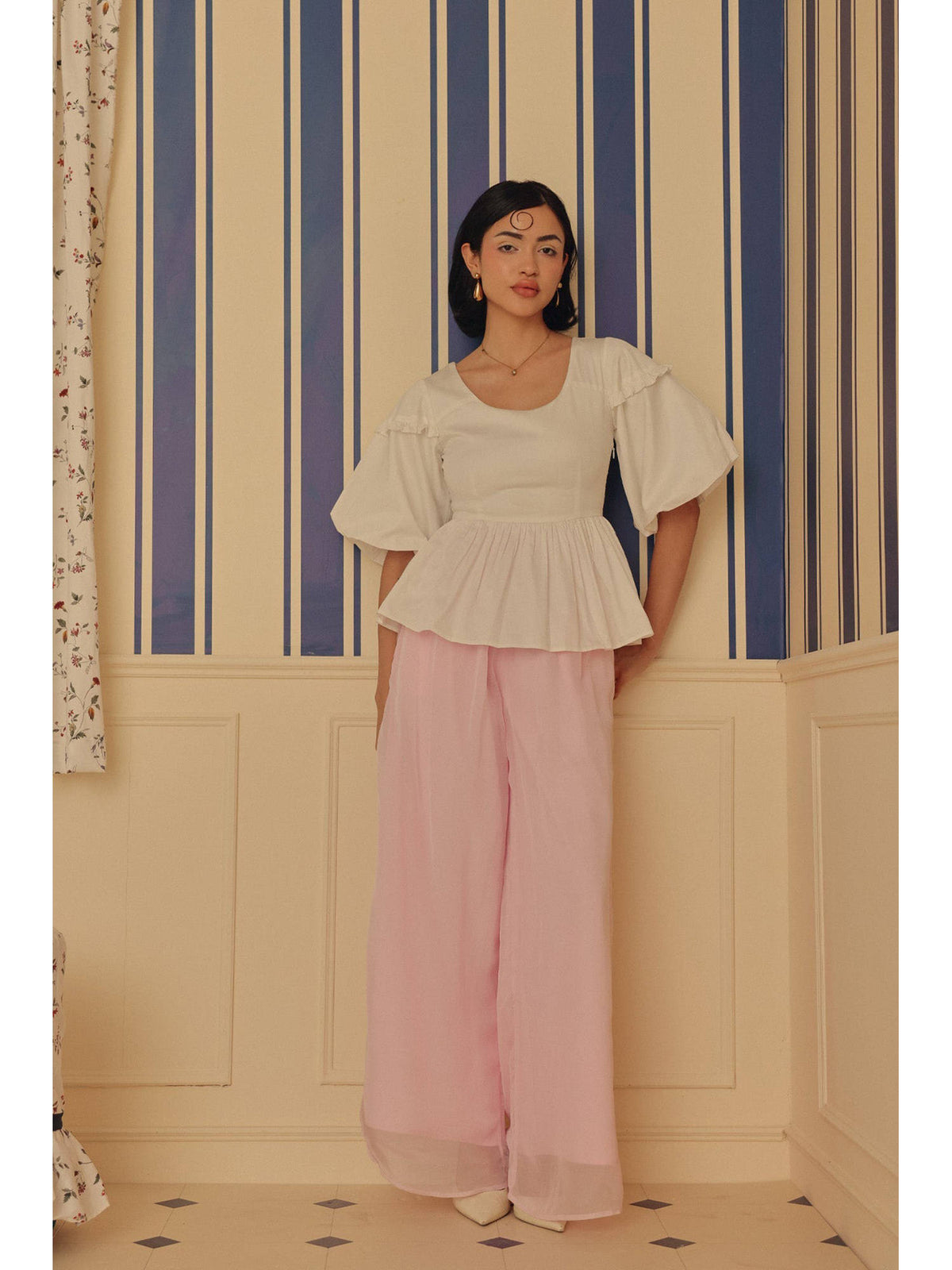 White Farfalla Top | pt51 - view 4