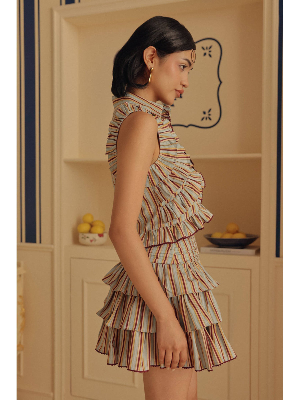 Multi-Colour Giostra Crop Top | CT61 - view 4