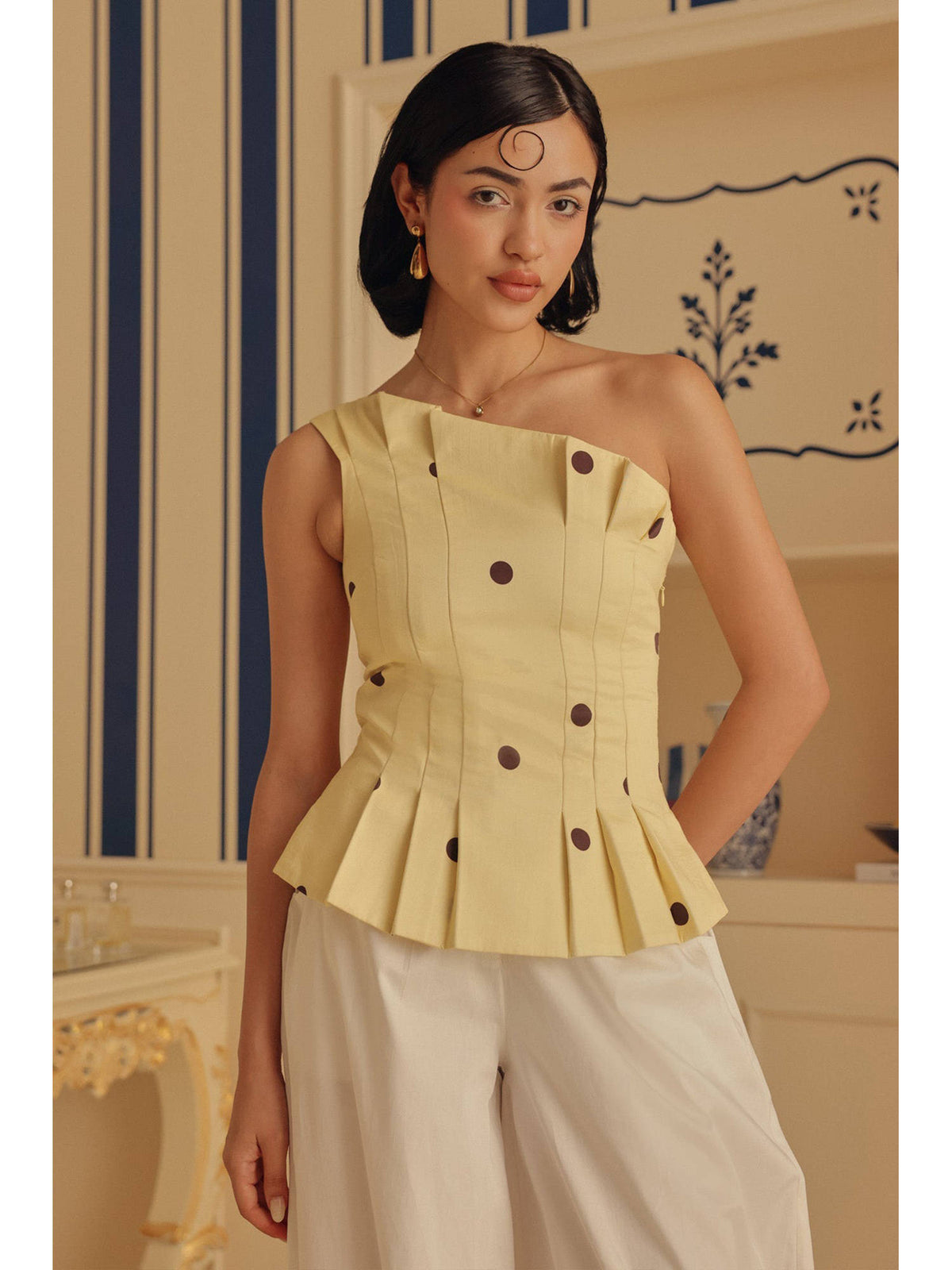Yellow Girasole Top | pt51 - view 1