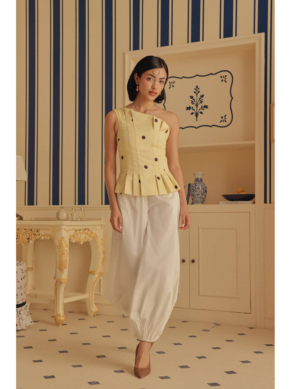 Yellow Girasole Top | pt51 - view 3