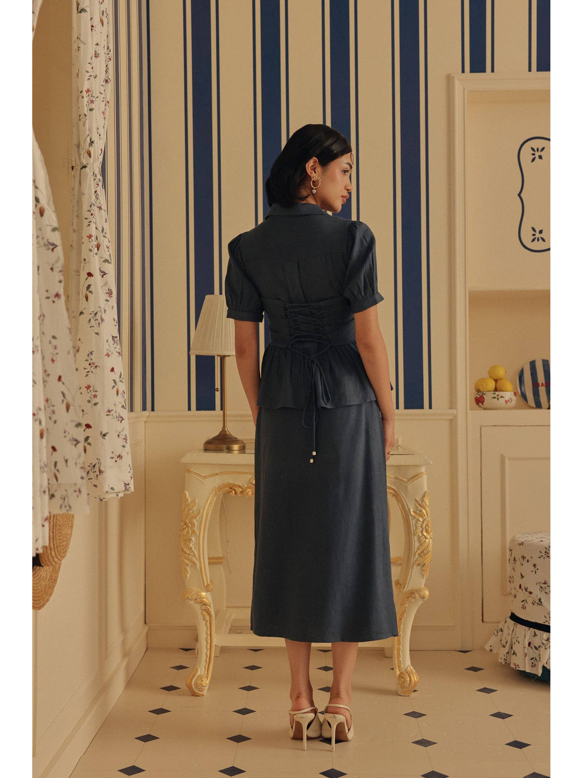 Blue Marinella Top | pt51 - view 2