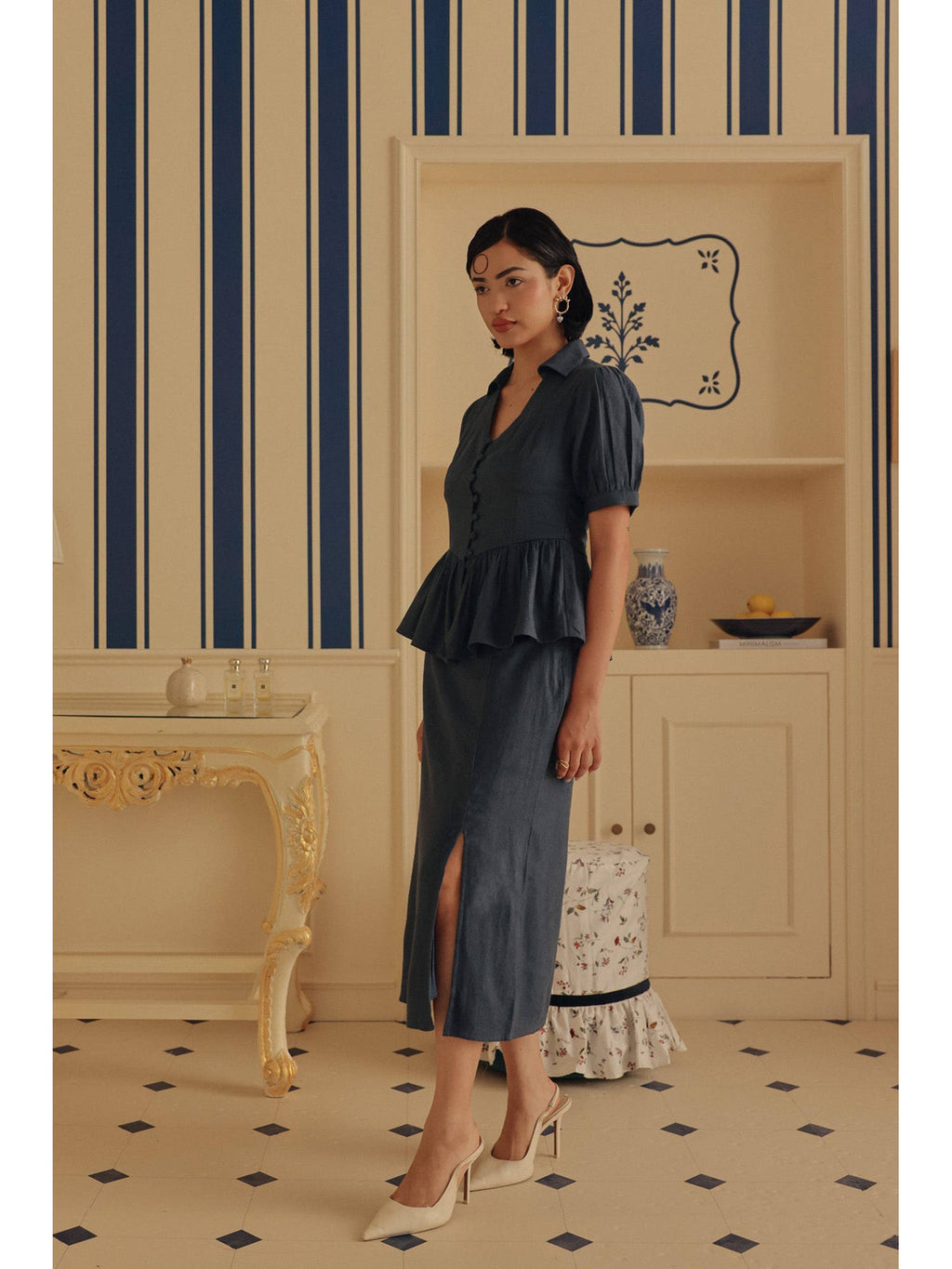 Blue Marinella Top | pt51 - view 4