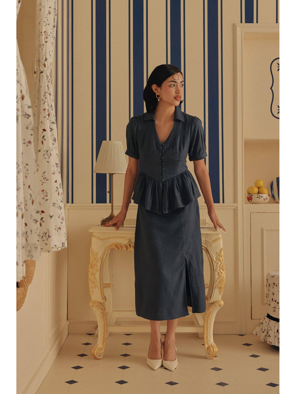 Blue Marinella Top | pt51 - view 5