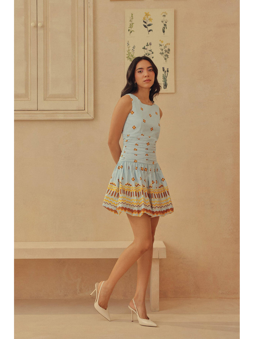 Blue Mattina Dress | D56 - view 3