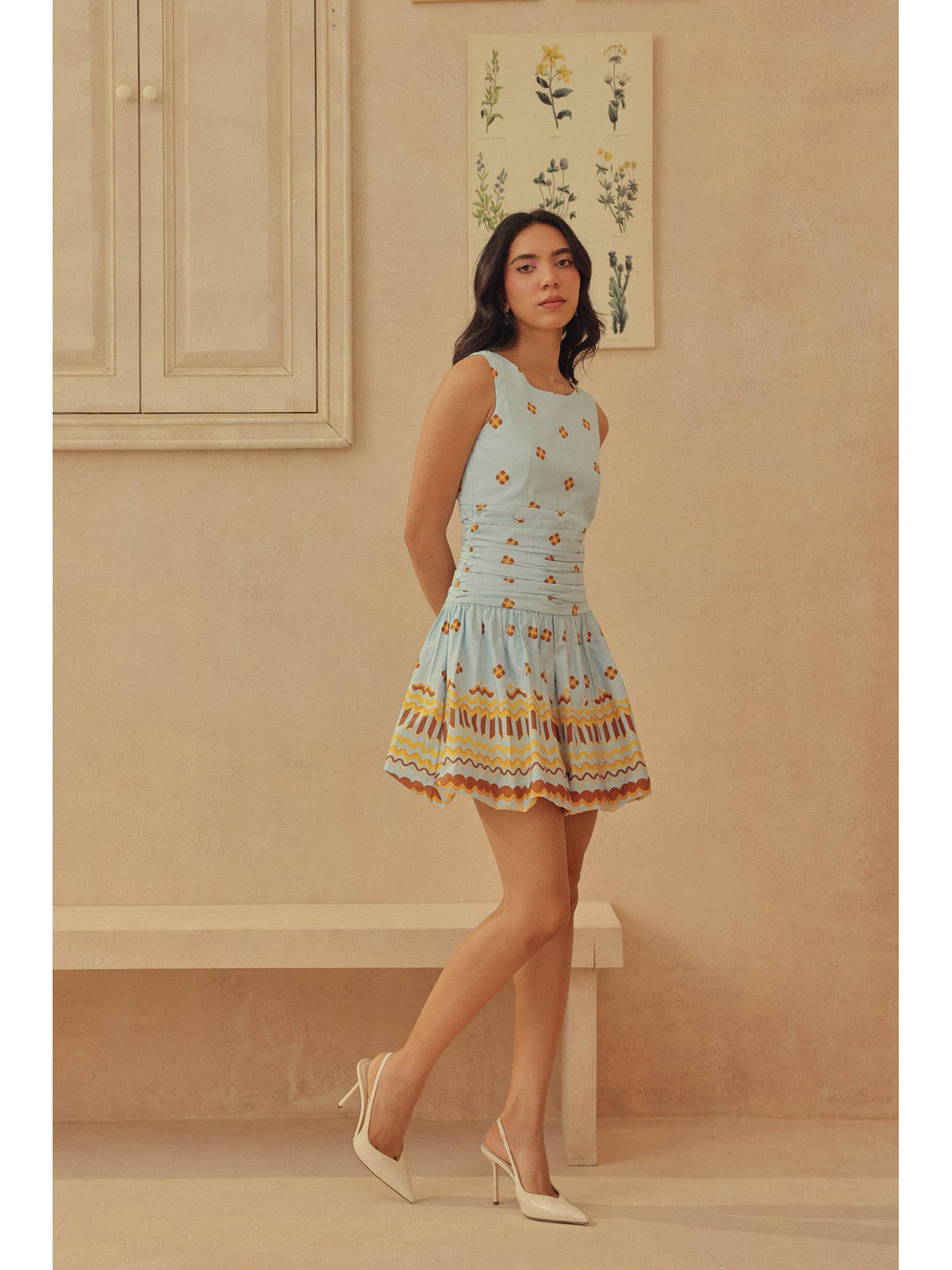 Blue Mattina Dress | D56 - view 3
