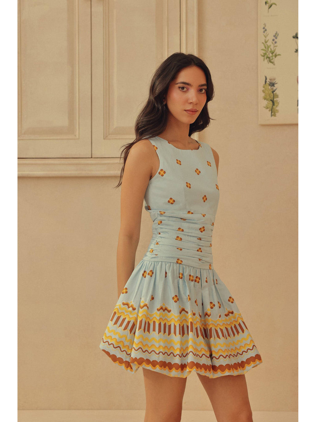 Blue Mattina Dress | D56 - view 4