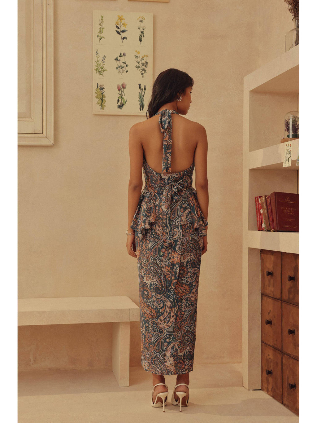 Blue Pavonia Top | HT67 - view 2