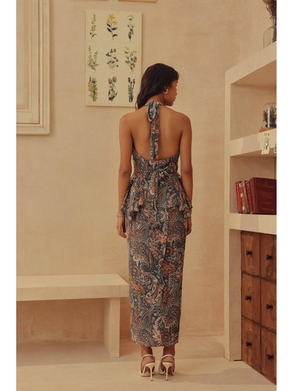 Blue Pavonia Top | HT67 - view 2
