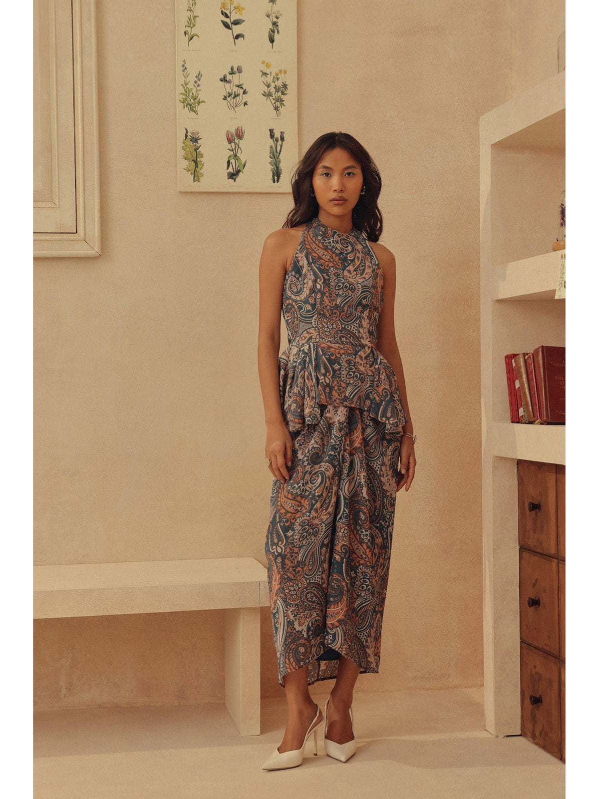 Blue Pavonia Top | pt51 - view 4