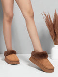Brown Solid Casual Boots | BT61 - view 1