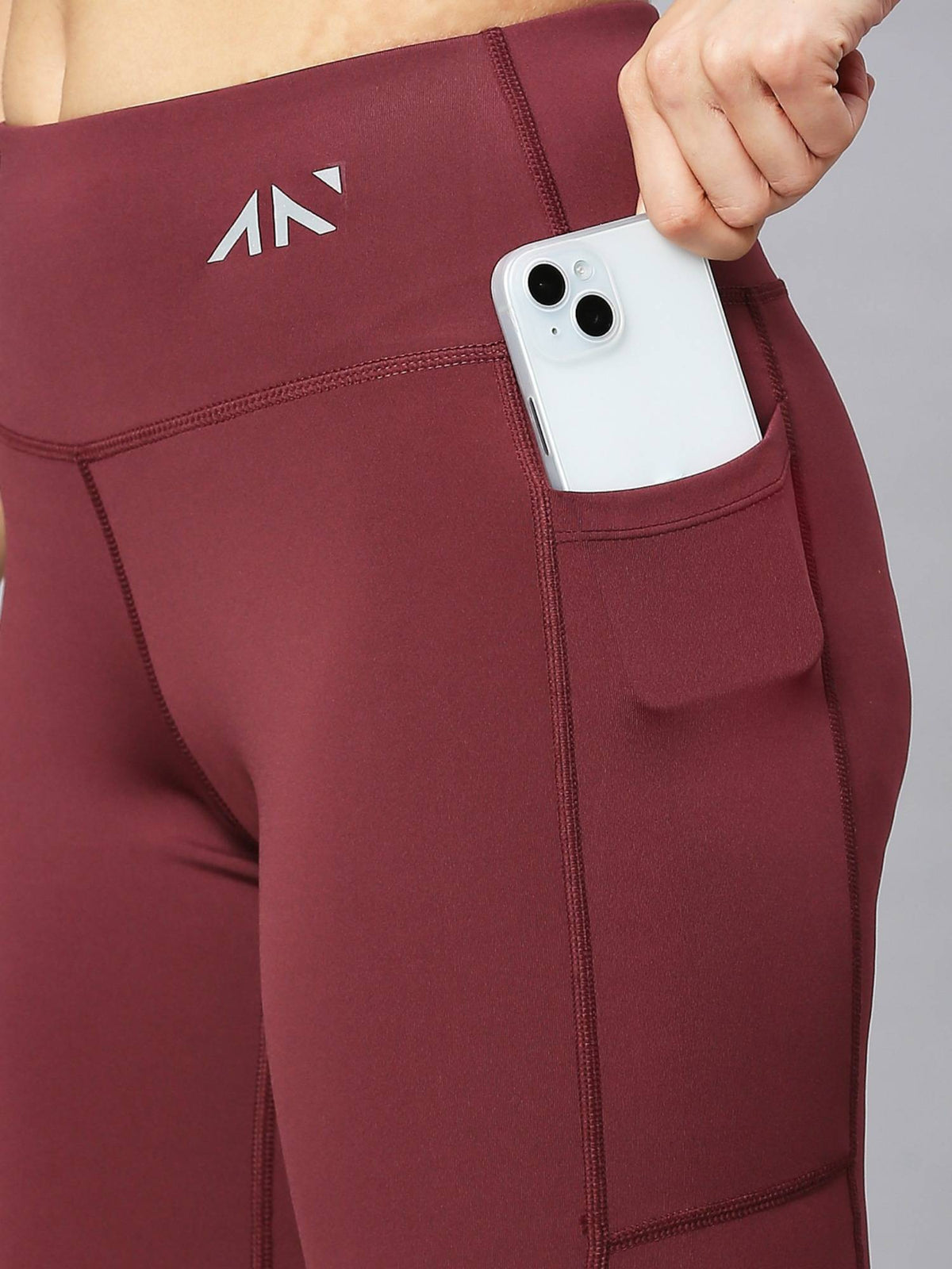 Wine Elevate Cycling Shorts - view 4