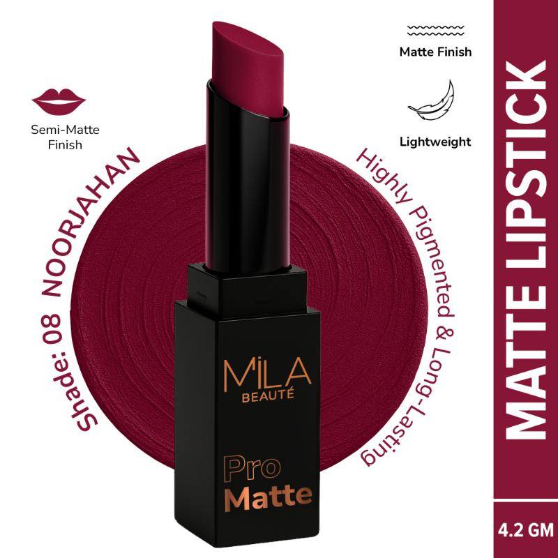 Pro Matte Long Lasting Creamy Matte Finish Lipstick | L12 - view 200