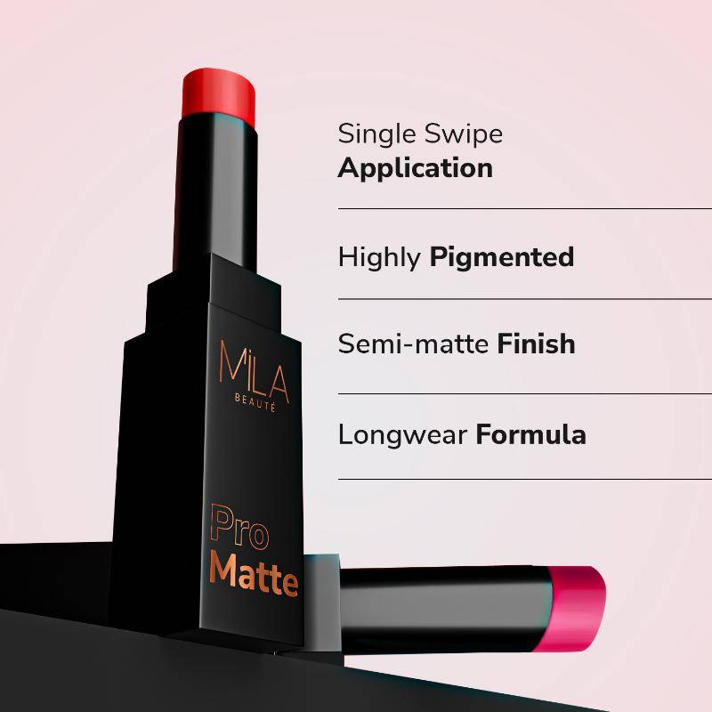 Pro Matte Long Lasting Creamy Matte Finish Lipstick | L12 - view 4