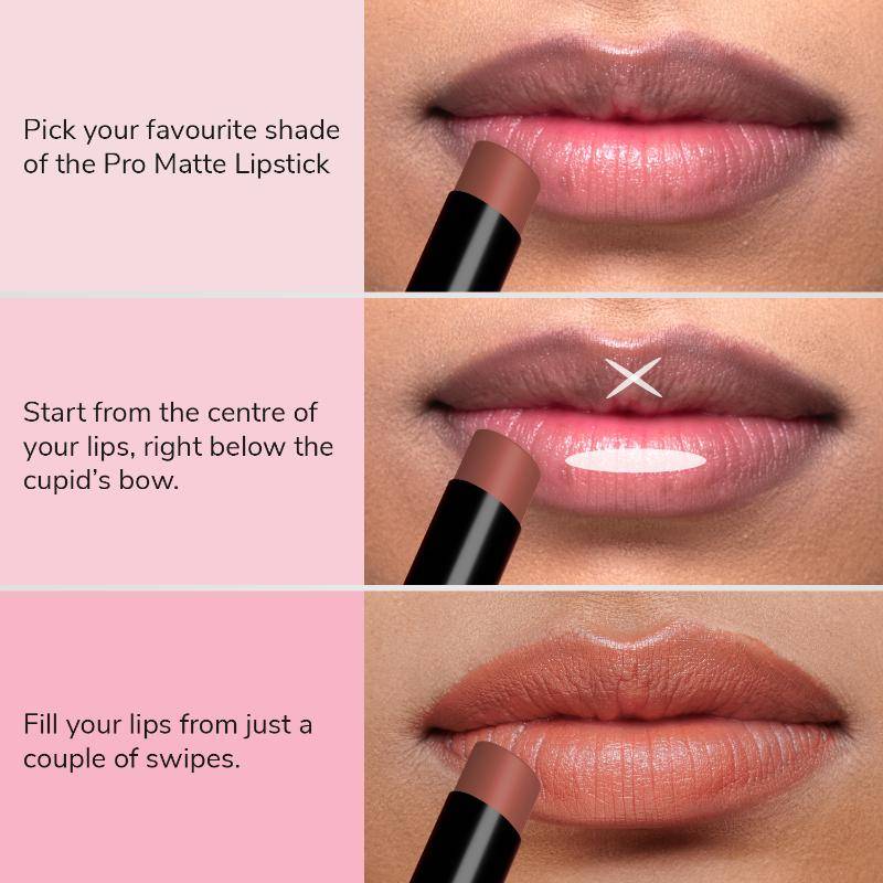 Pro Matte Long Lasting Creamy Matte Finish Lipstick | L12 - view 6