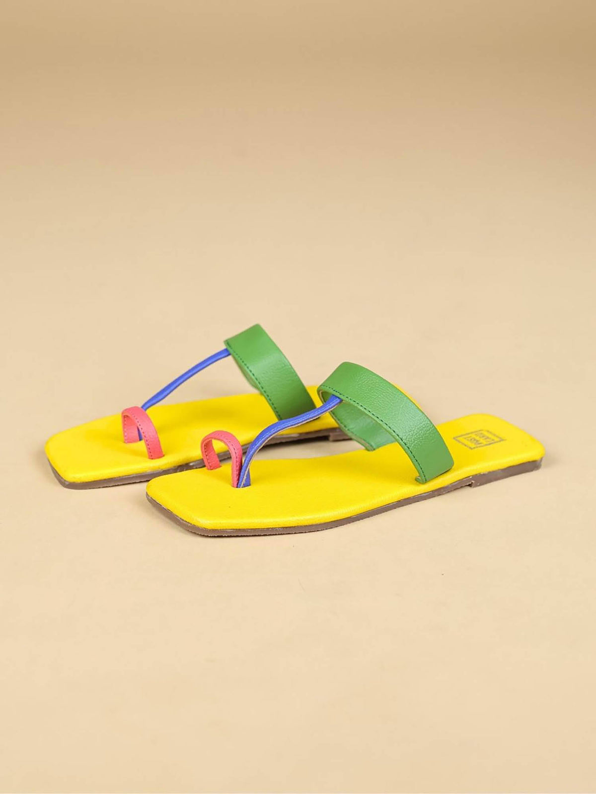 Seoul Slip On Flats In Yellow | F61 - view 2