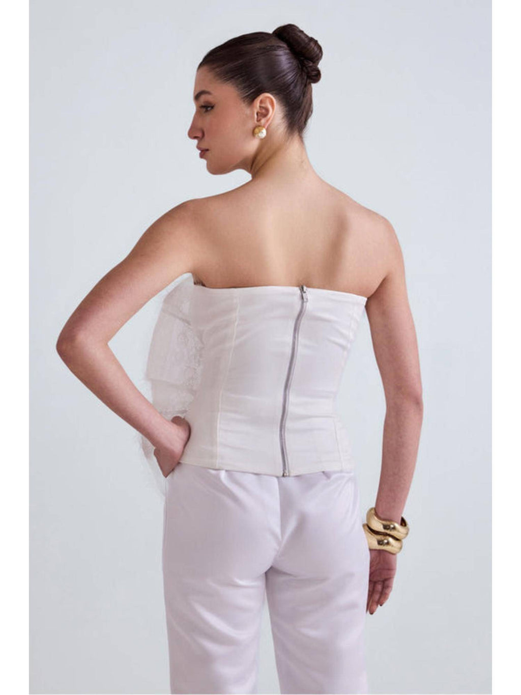 Vera Lace Structured Top | TT90 - view 3