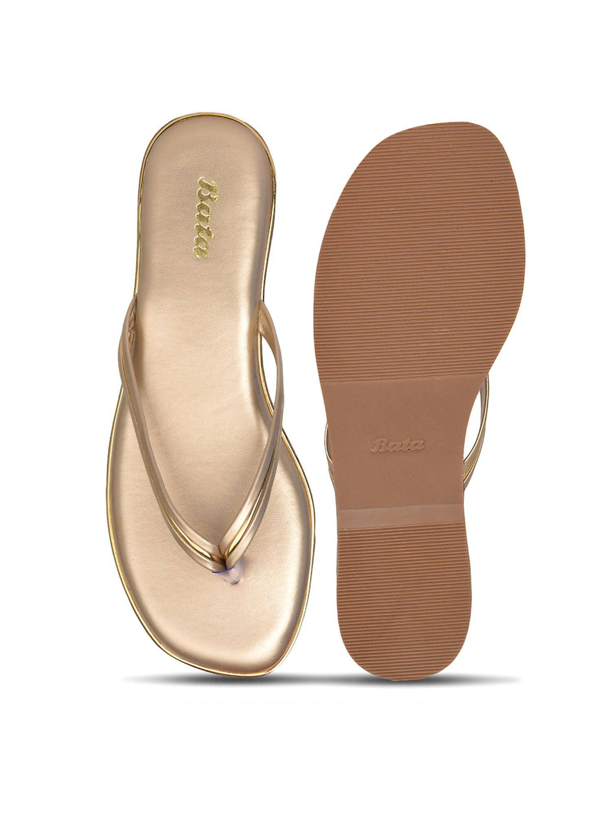 Gold Womens Flats | F61 - view 4