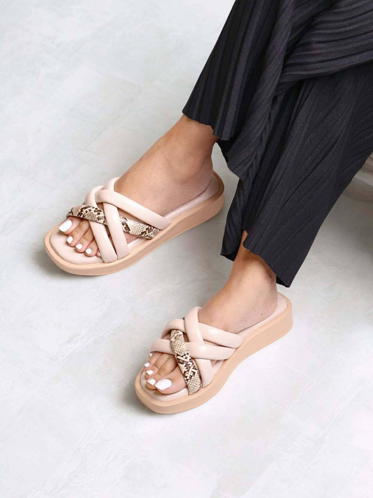 Ruby Cream Sandals | SD89 - view 1