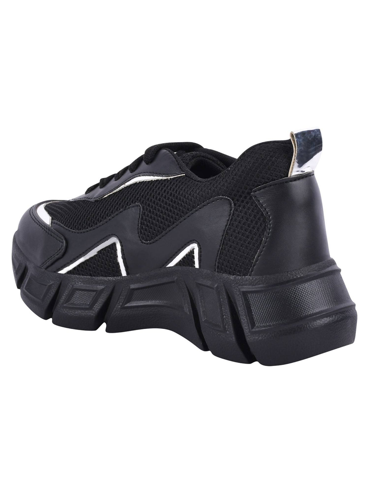 Women Black Running Non-Marking Shoes | SH9 - view 3