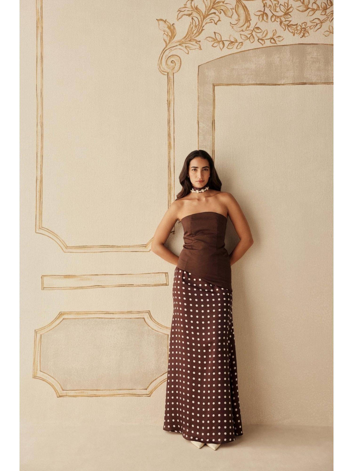 Concorde Brown Bustier Top | TT90 - view 3