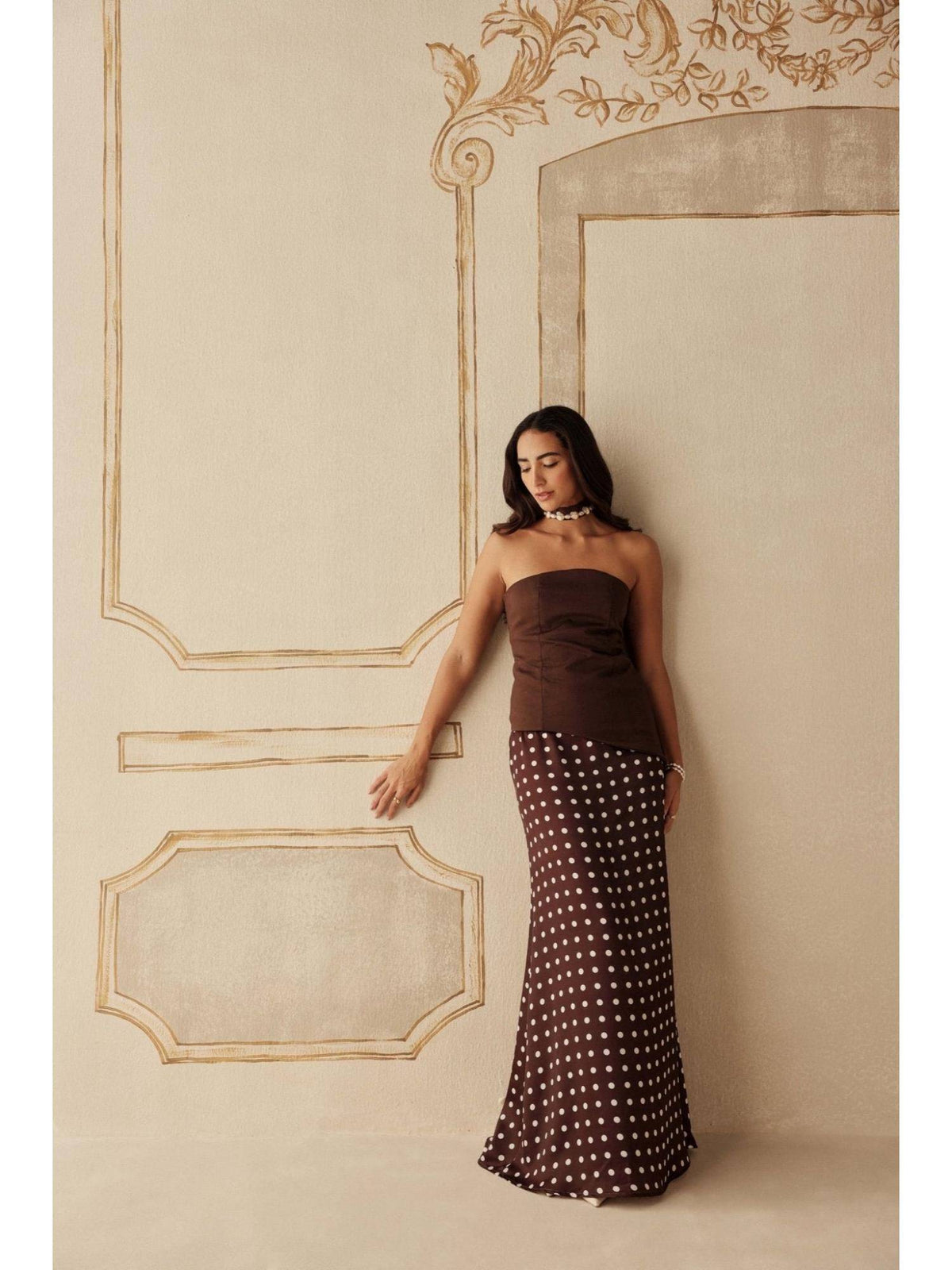 Concorde Brown Bustier Top | TT90 - view 4