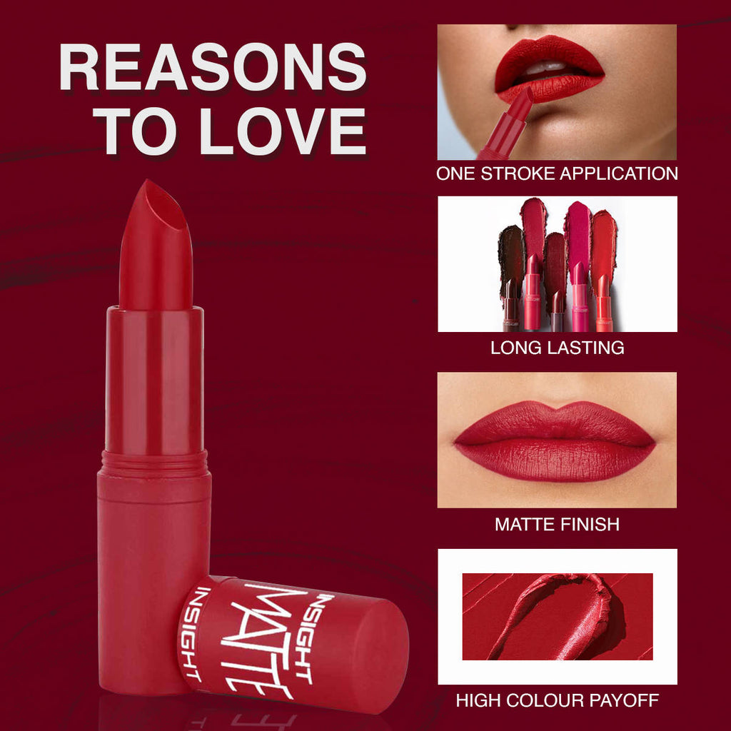 Matte Lipstick, 1 Stroke Application, Long Lasting | L12 - view 2
