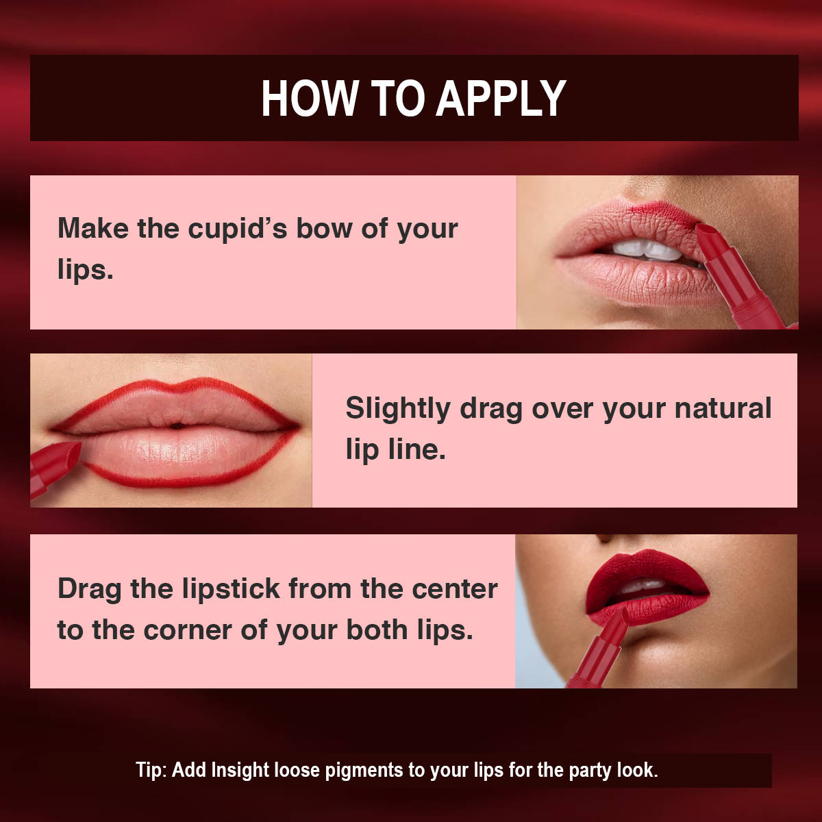 Matte Lipstick, 1 Stroke Application, Long Lasting | L12 - view 3