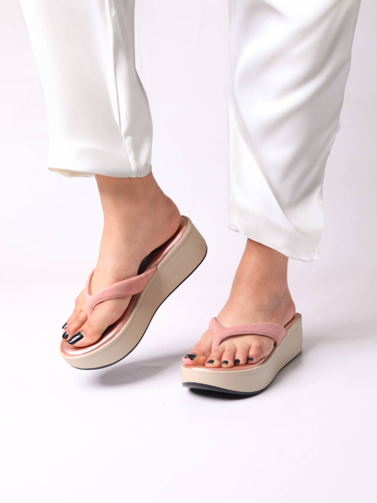 Catherine Yellow Flatform Heels | SD89 - view 8