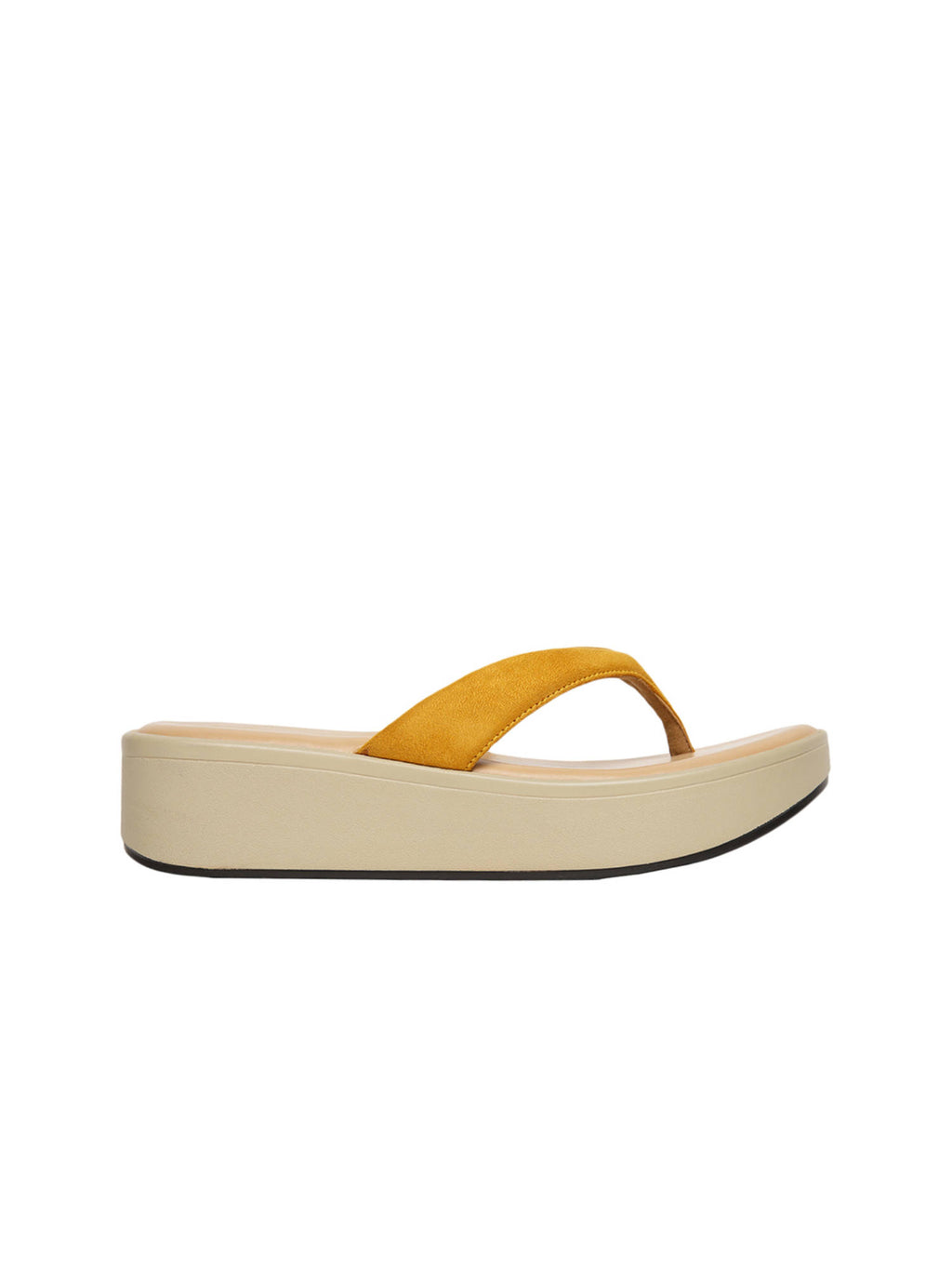 Catherine Yellow Flatform Heels | SD89 - view 2