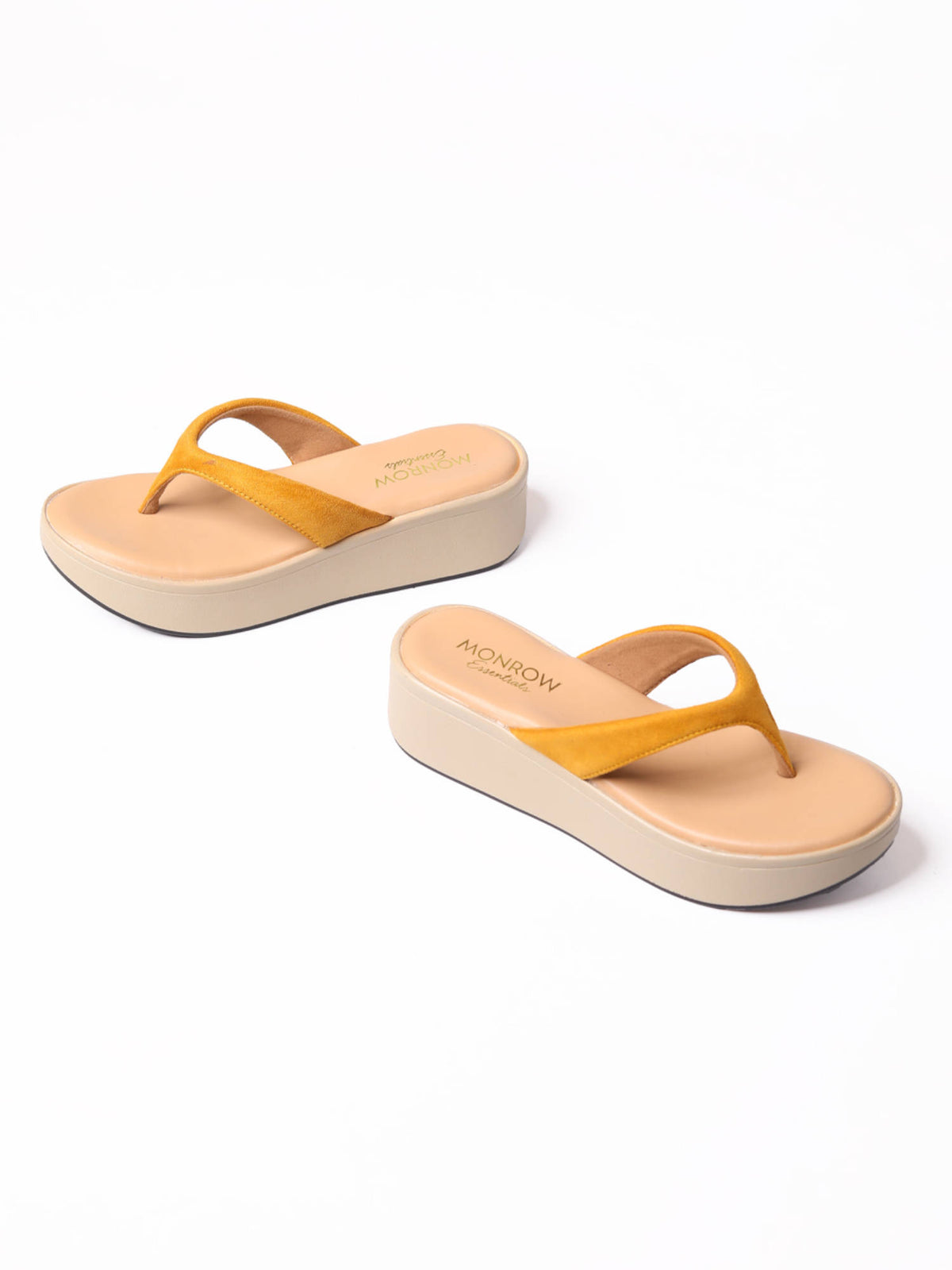 Catherine Yellow Flatform Heels | SD89 - view 6