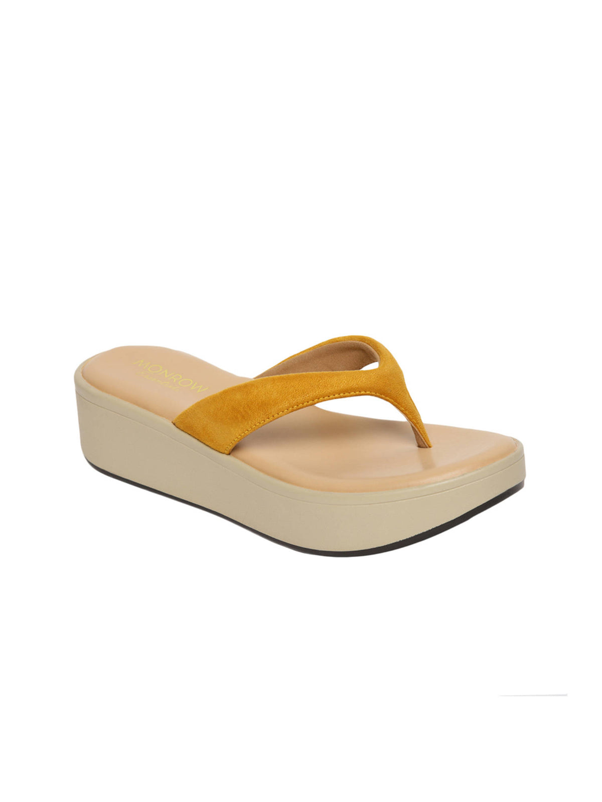 Catherine Yellow Flatform Heels | SD89 - view 7