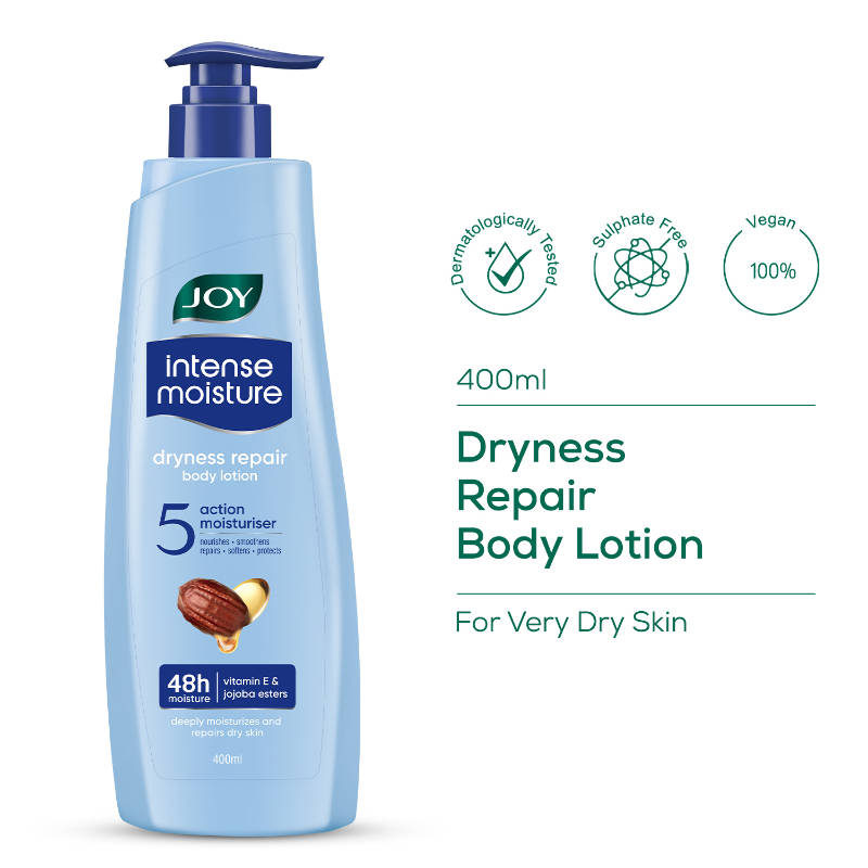 Intense Moisture Dryness Repair Body Lotion - Vit E & Jojoba, 24hr Softness for Winter | B20 - view 1