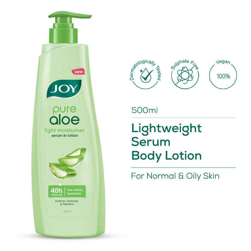 Pure Aloe Vera Body Lotion, Lightweight 48hr Moisturization for Normal & Oily Winter Skin | B20 - view 10