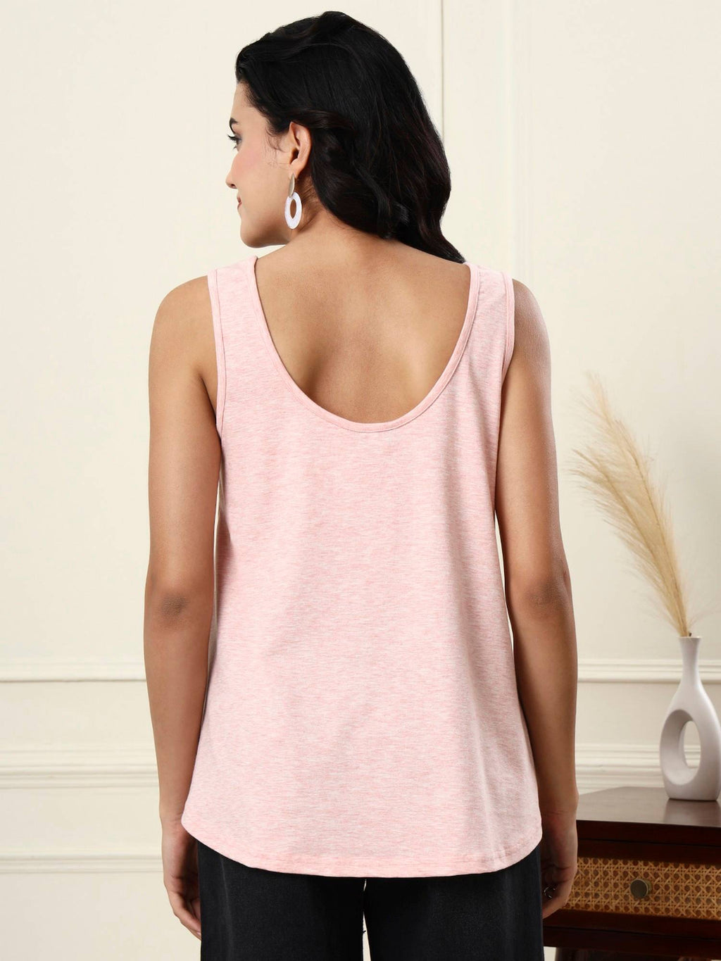 Pink Sleeveless Tank Top | TT98 - view 2