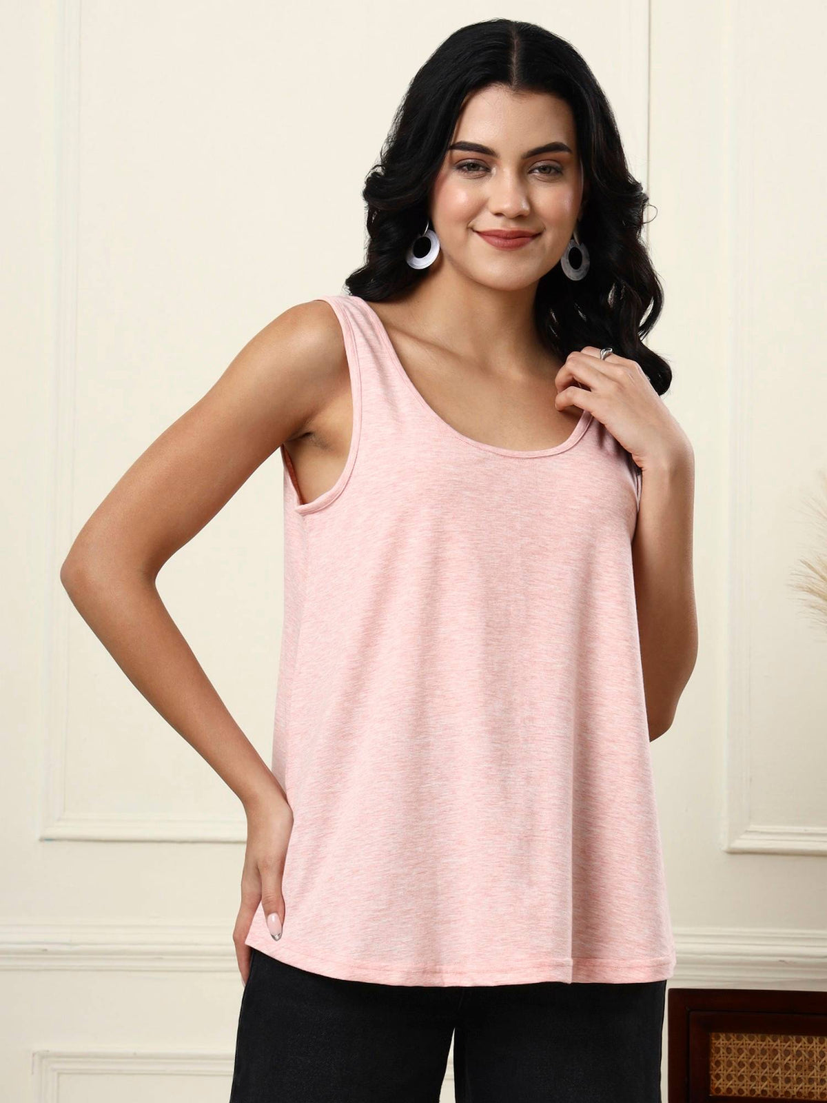 Pink Sleeveless Tank Top | TT98 - view 6