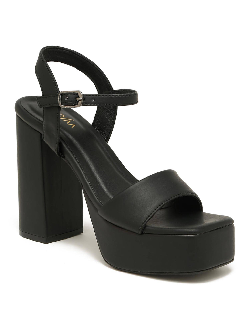 Black Color Casual Sandal Heels | H78 - view 2