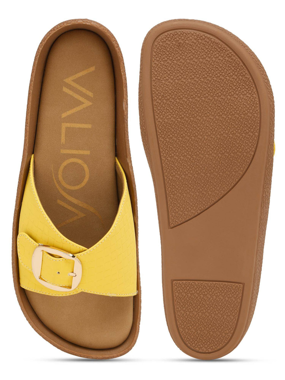 Yellow Color Casual Sandals | SD89 - view 5