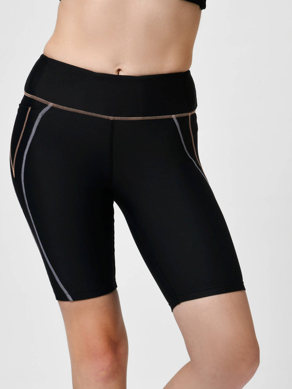 Tic Tac Cycling Shorts With Pockets Twilight Black - view 1