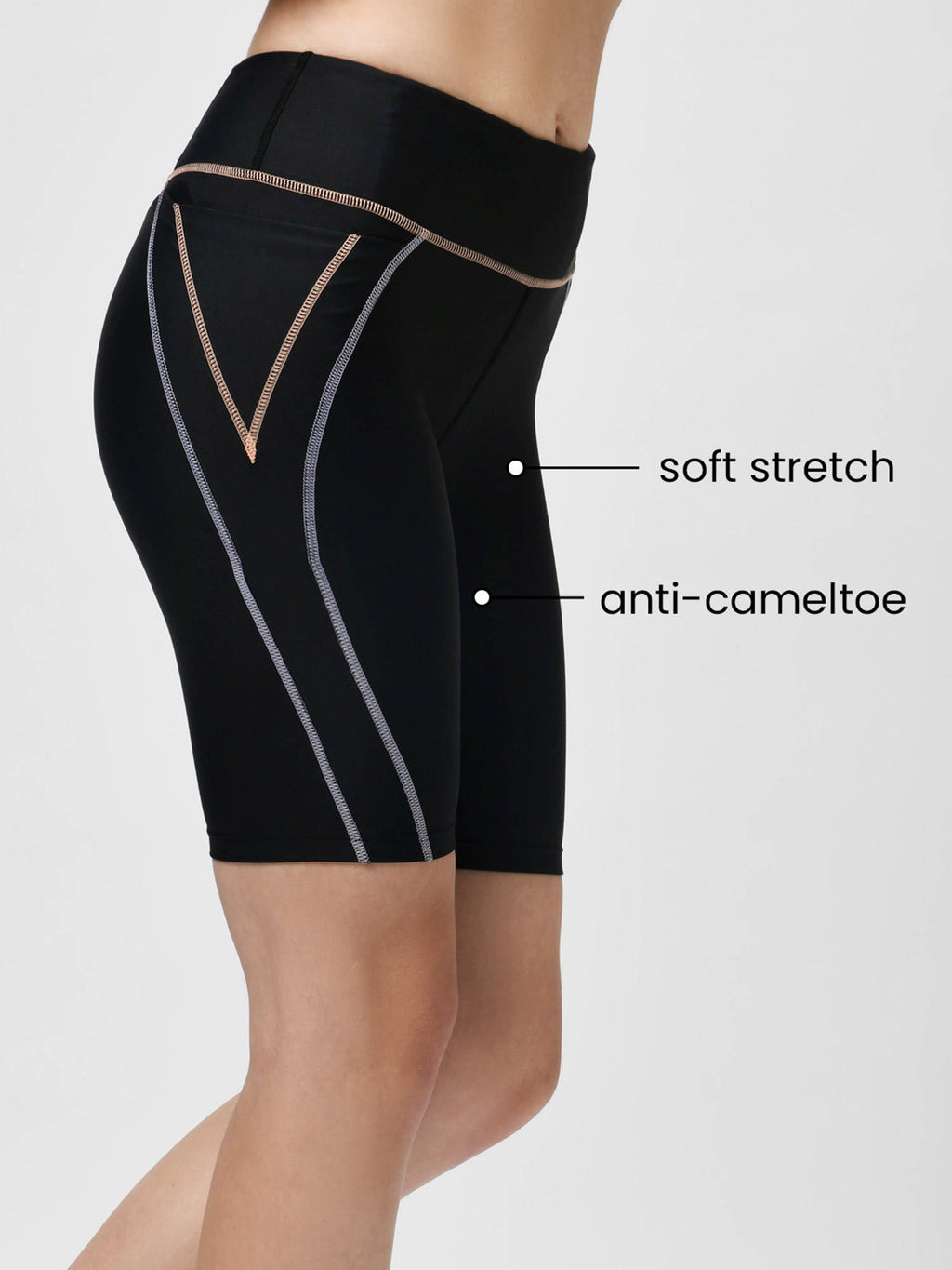 Tic Tac Cycling Shorts With Pockets Twilight Black - view 3