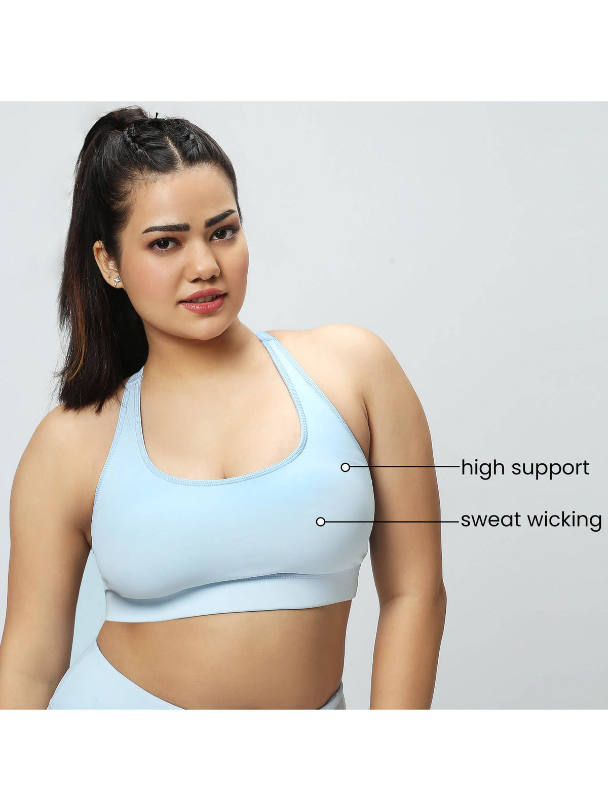 Bunny Hop Sports Bra Cotton Pink | sb09 - view 13