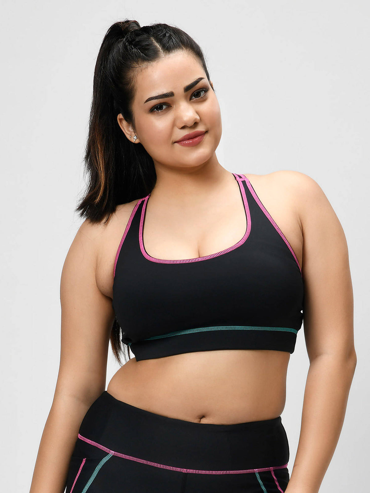 Bunny Hop Sports Bra Phoenix Black | sb09 - view 1