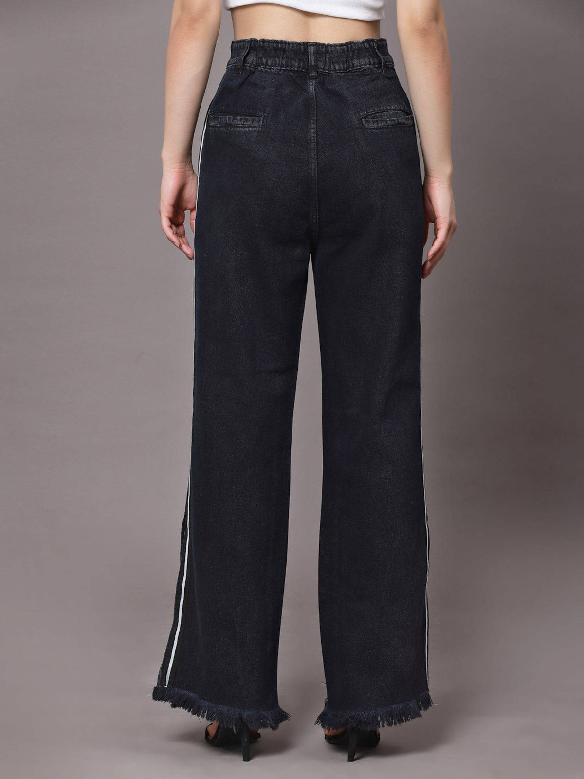 Black Bootcut High Rise Jeans | BT10 - view 2