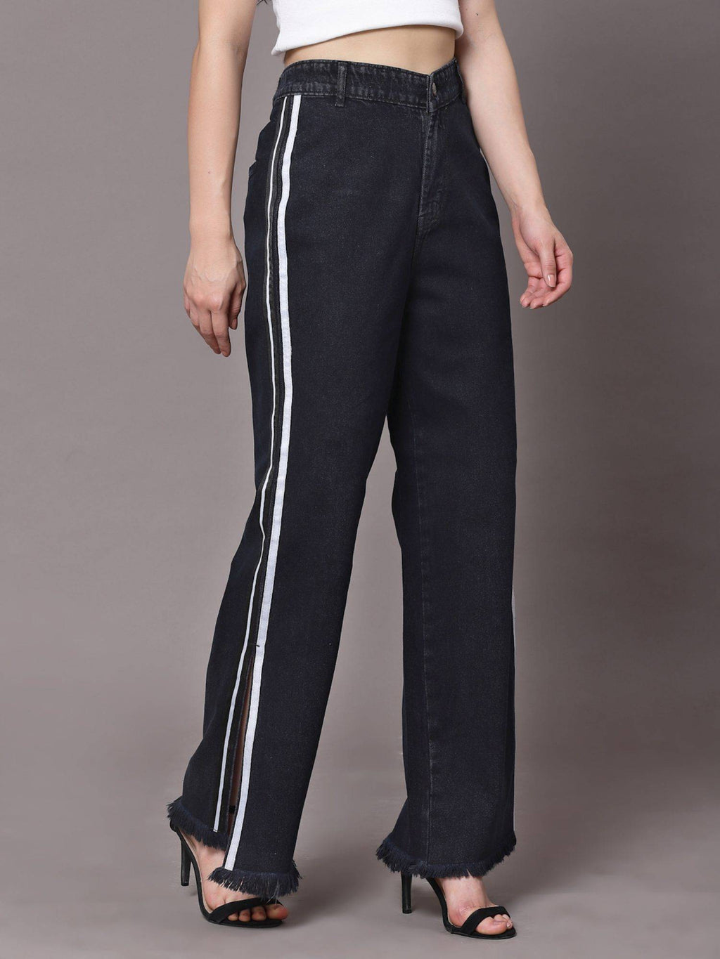 Black Bootcut High Rise Jeans | BT10 - view 3
