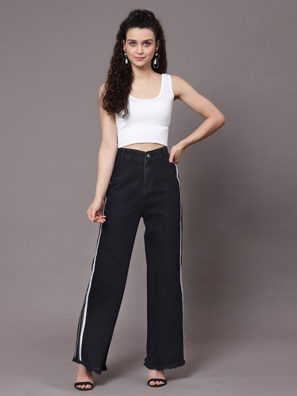 Black Bootcut High Rise Jeans | BT10 - view 7