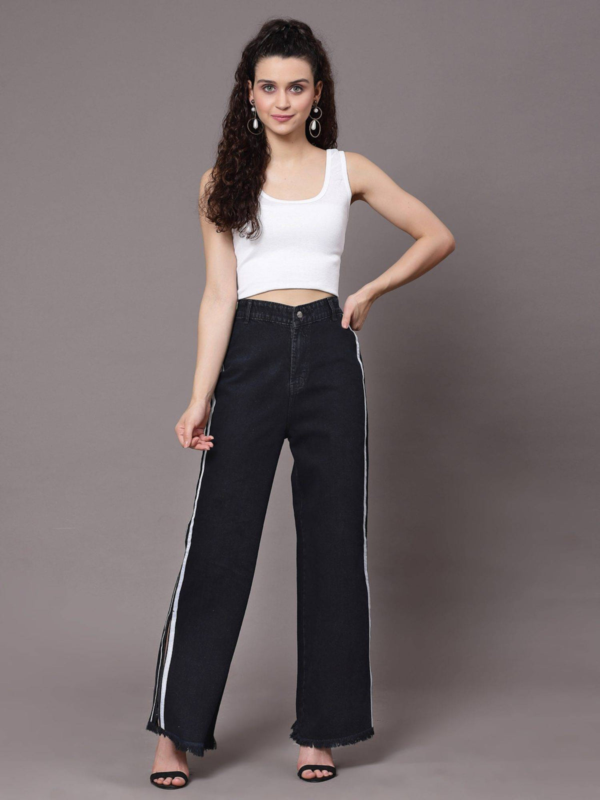 Black Bootcut High Rise Jeans | BT10 - view 7