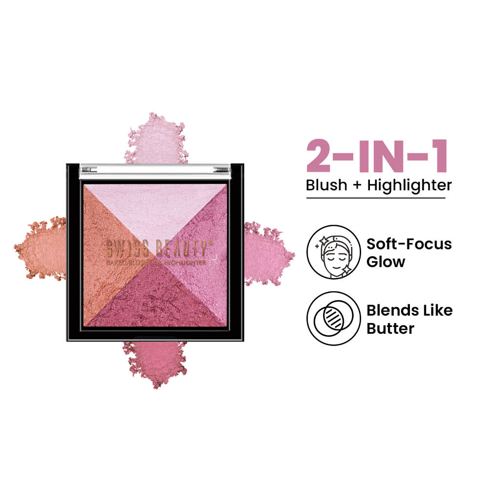 Baked Blusher & Highlighter | E20 - view 1